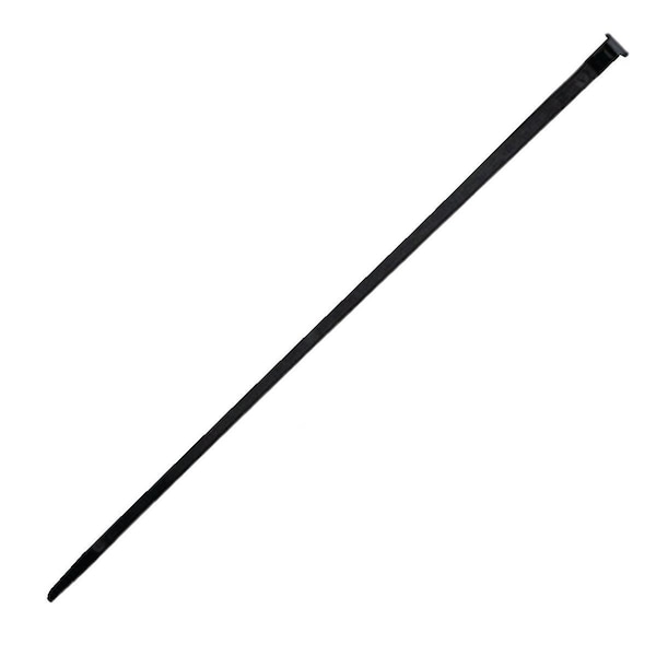Cable Tie, 7 in L, 1-7/8 in Max Bundle Dia., Black, Nylon, 50 lb Strength, 1000 PK